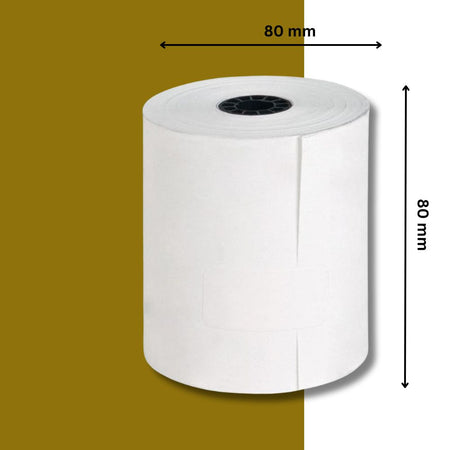 TGL Packaging™ 80x80mm Premium Thermal Paper Till Receipt Roll for PDQ Credit CardMachine, POS Machine, EPOS Printer, Cash Register Till Rolls