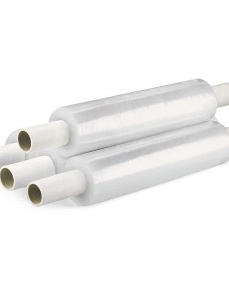 TGL PACKAGING™ Industrial Extended Core Shrink Wrap Roll 400MM x 300M – Clear Heavy Duty Stretch Film– Strong Pallet Wrap for Moving, Furniture, Packaging, Shipping – Tear-Resistant Film