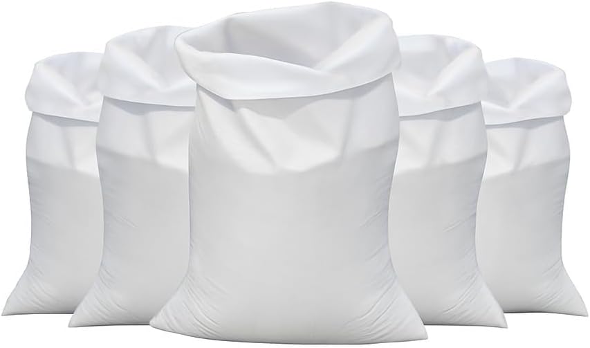 TGL PACKAGING Heavy Duty 50x80cm Woven Rubble Sacks | Extra Strong Polypropylene Builders Bags | Garden Waste Bags | Reusable Sacks for Construction, Yard Waste, Rubbish Removal