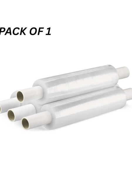 TGL PACKAGING™ Industrial Extended Core Shrink Wrap Roll 400MM x 300M – Clear Heavy Duty Stretch Film– Strong Pallet Wrap for Moving, Furniture, Packaging, Shipping – Tear-Resistant Film