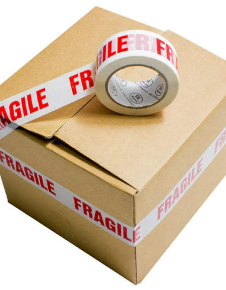 TGL Fragile Packing Tape Rolls General Purpose Packaging Long Tape/Heavy Duty Adhesive Tapes Roll for Packing and Shipping 48mmx66m