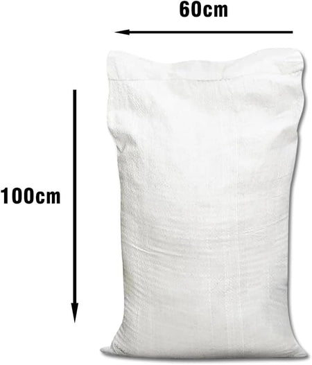 Heavy duty Garden Waste bags Woven Sacks Polypropylene PP Strong Rubble Sacks builder bag Woven Bags Rubble bag 60x100cm