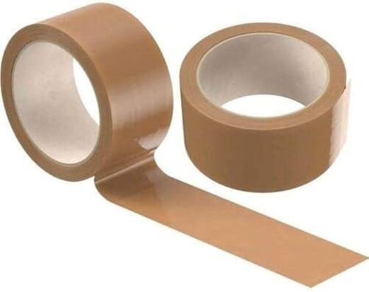TGL Brown Packing Tape Rolls General Purpose Packaging Long Tape/Heavy Duty Adhesive Tape Roll for Packing and Shipping 48mmx66m