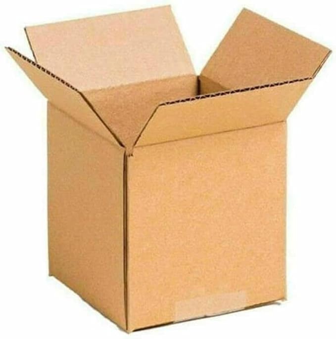 Cardboard Box ━ Suitable for Posting Small, Medium & Large Parcels; Single Wall Eco-friendly Shipping Cartons by TGL PACKAGING™  7x7x7 inches (178x178x178mm)