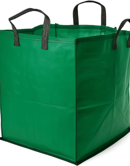 Heavy Duty Green Garden Waste Bags 120 Litre - 45cm x 45cm x 60cm- Green Garden Waste Sacks, Reusable