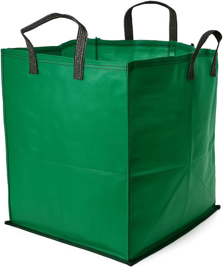 Heavy Duty Green Garden Waste Bags 120 Litre - 45cm x 45cm x 60cm- Green Garden Waste Sacks, Reusable