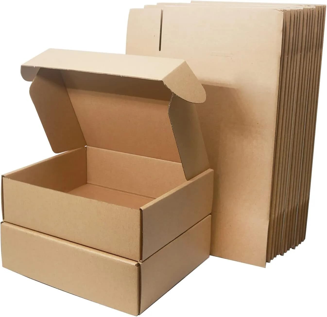Mail Parcel Postal Cardboard Boxes, Brown, Recycled, Sturdy, User-Friendly Assembly