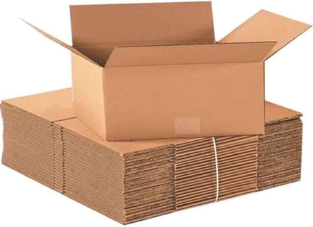 Cardboard Box ━ Suitable for Posting Small, Medium & Large Parcels; Single Wall Eco-friendly Shipping Cartons by TGL PACKAGING™ 6x4x4 inches (152x102x102mm)