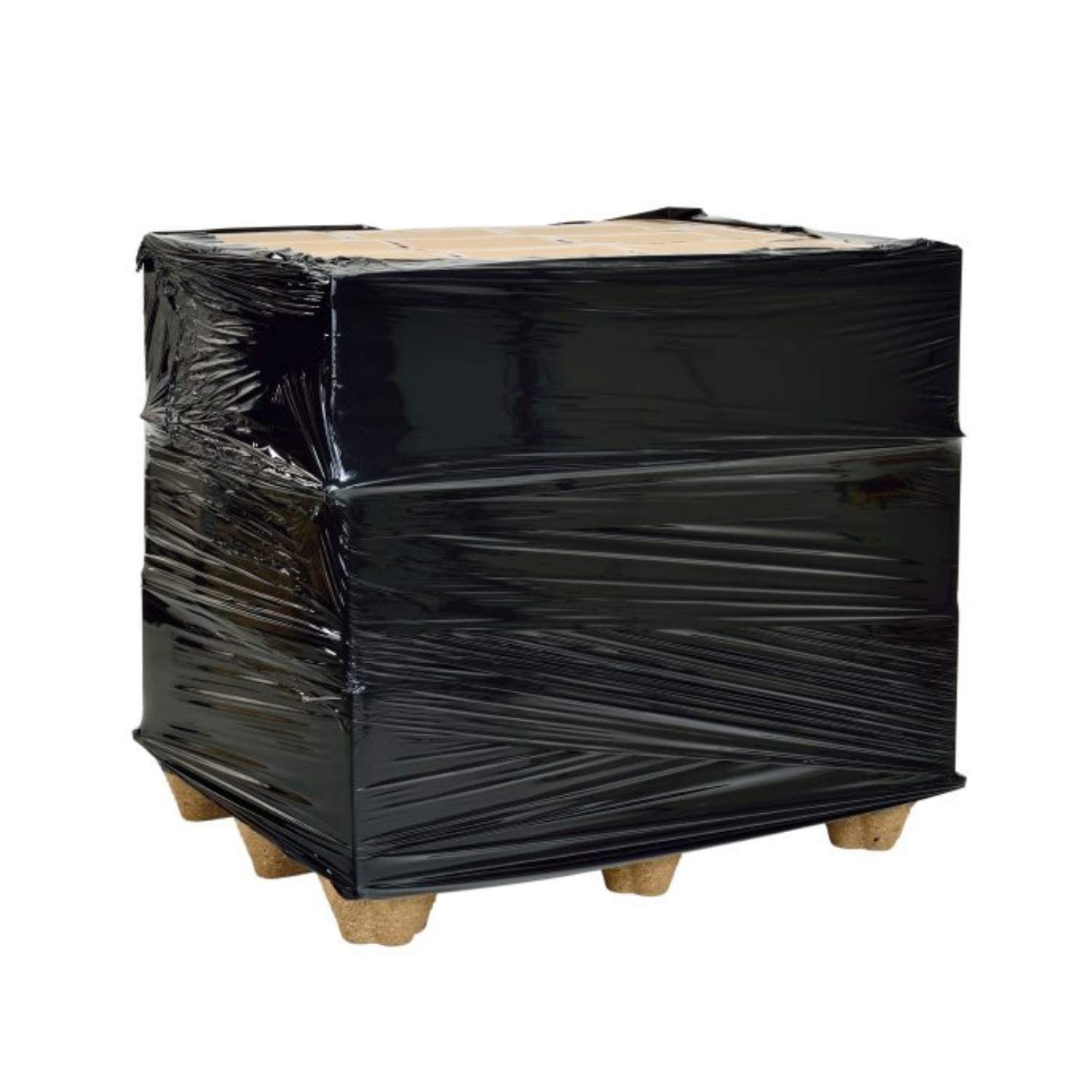 TGL PACKAGING™ Black Shrink Wrap Roll 400MM x 300M – Heavy Duty Industrial Stretch Film with Extended Core – Tear-Resistant Pallet Wrap for Moving House, Furniture, Storage & Parcel Packing