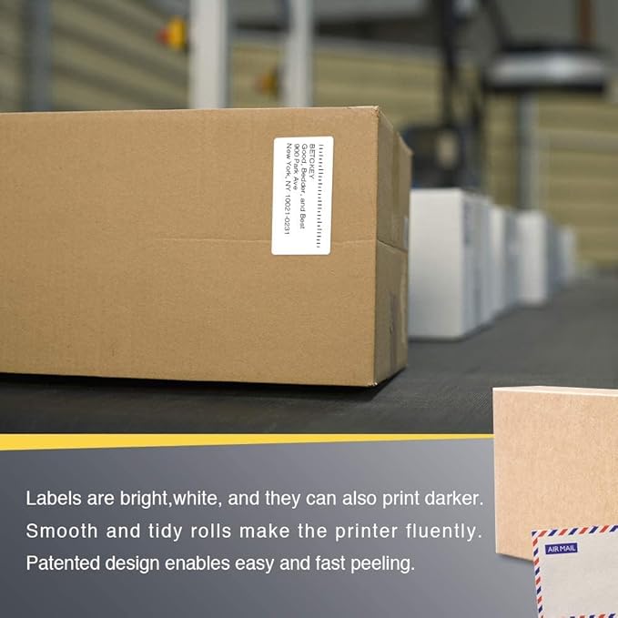 Thermal Shipping Labels 4x2'' 100x50mm Rolls - Compatible with Amazon FBA