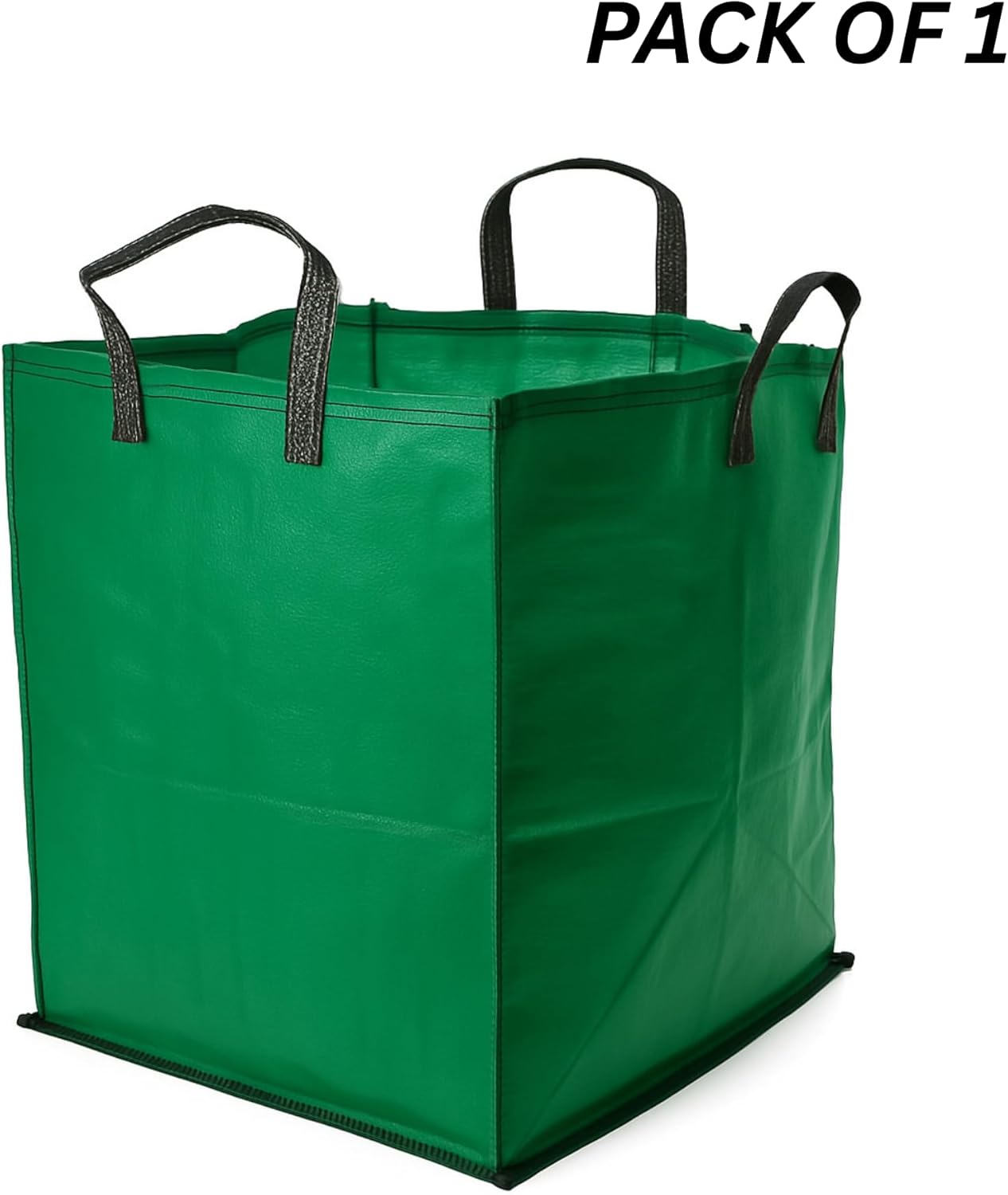 Heavy Duty Green Garden Waste Bags 120 Litre - 45cm x 45cm x 60cm- Green Garden Waste Sacks, Reusable
