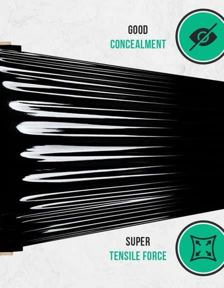 TGL PACKAGING™ Black Shrink Wrap Roll 400MM x 300M – Heavy Duty Industrial Stretch Film with Extended Core – Tear-Resistant Pallet Wrap for Moving House, Furniture, Storage & Parcel Packing