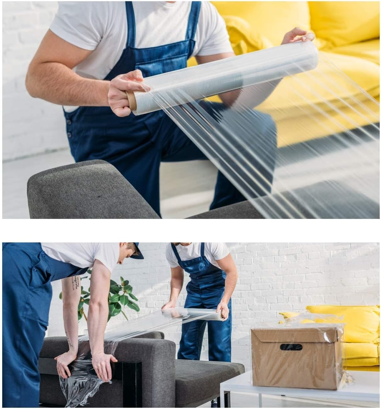 TGL Packaging™ Industrial Extended Core Shrink Wrap Roll 400MM x 300M – Clear Heavy Duty Stretch Film – Strong Pallet Wrap for Moving, Furniture, Packaging, Shipping – Tear-Resistant Film