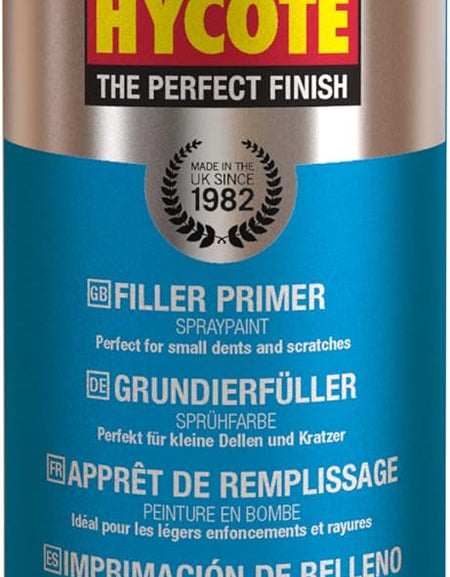 Hycote High Build Aerosol Car Spray Paint, Filler Primer, 400 ml