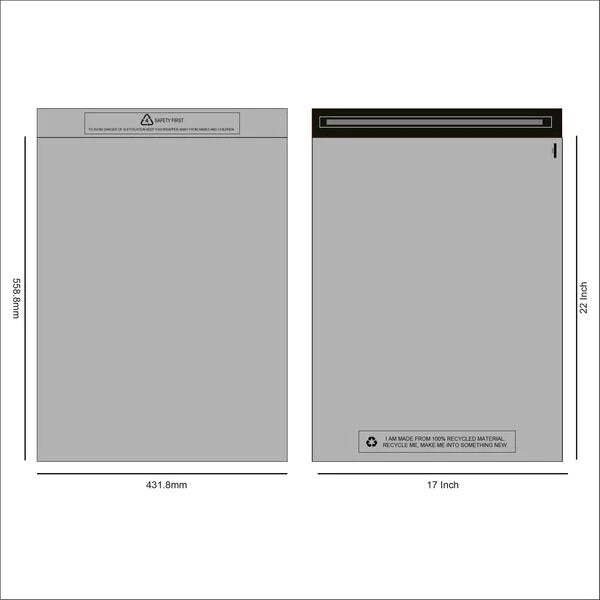 SRM Grey Mailing Bags