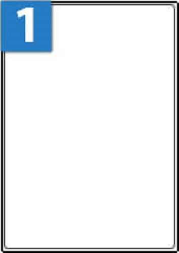 1 Label Per A4 Page Sticky Laser Address Labels - (200 x 289mm) – TGL ...