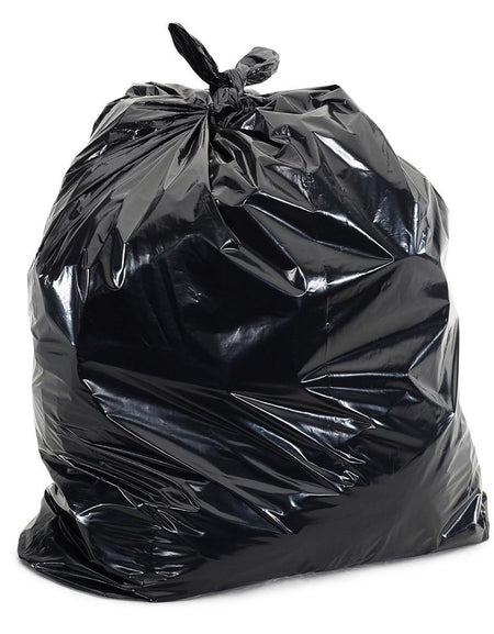 Heavy duty black bin bag 180G rolled pack