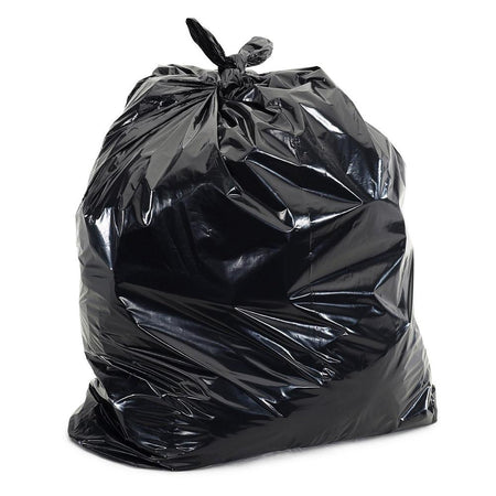 Heavy duty black bin bag 180G rolled pack