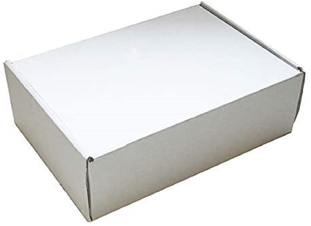 white cardboard boxes, turk-in cardboard boxes, flap single wall cardboard boxes, cardboard boxes, parcel box, parcel box for home, royal mail parcel box, post office parcel box sizes, large parcel box