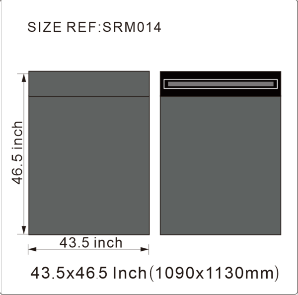 SRM Grey Mailing Bags