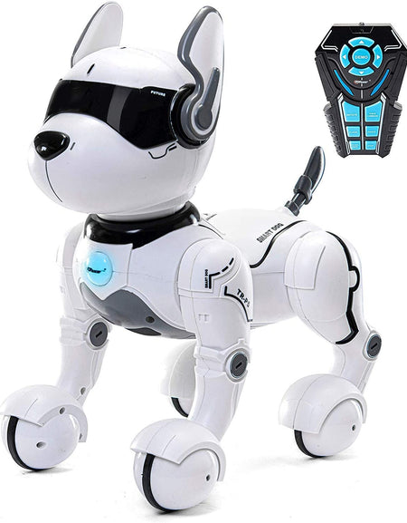 Remote Control Robot Dog Toy for Kids, Interactive & Smart Dancing to Beat Puppy Robot, Act Like Real Dogs, Gift Toy For Girls & Boys Ages 2-10 Years