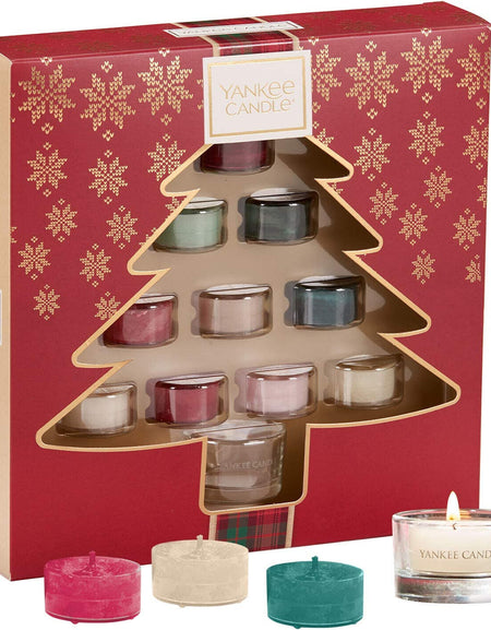 Yankee Christmas Candle - Collection of 8 Scented Candles Gift Set, Alpine Christmas
